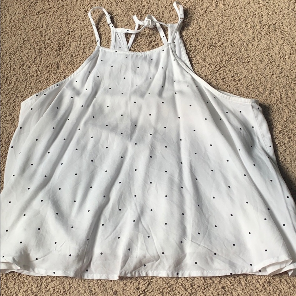 Polka dot top from hollister.